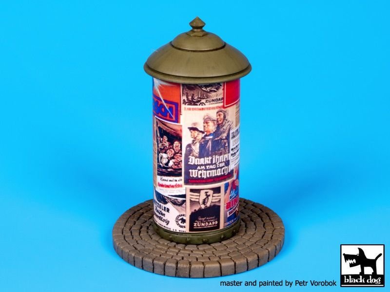 Black Dog D35049 Poster pillar Germany-Italy 1/35 – Bild 4