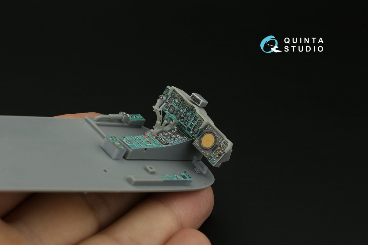 Quinta Studio QD+48357 Ka-27PL Military version 3D-Printed &amp;amp; coloured Interior on decal paper (Hobby Boss) (with 3D-printed resin parts) 1/48 – imagen 15