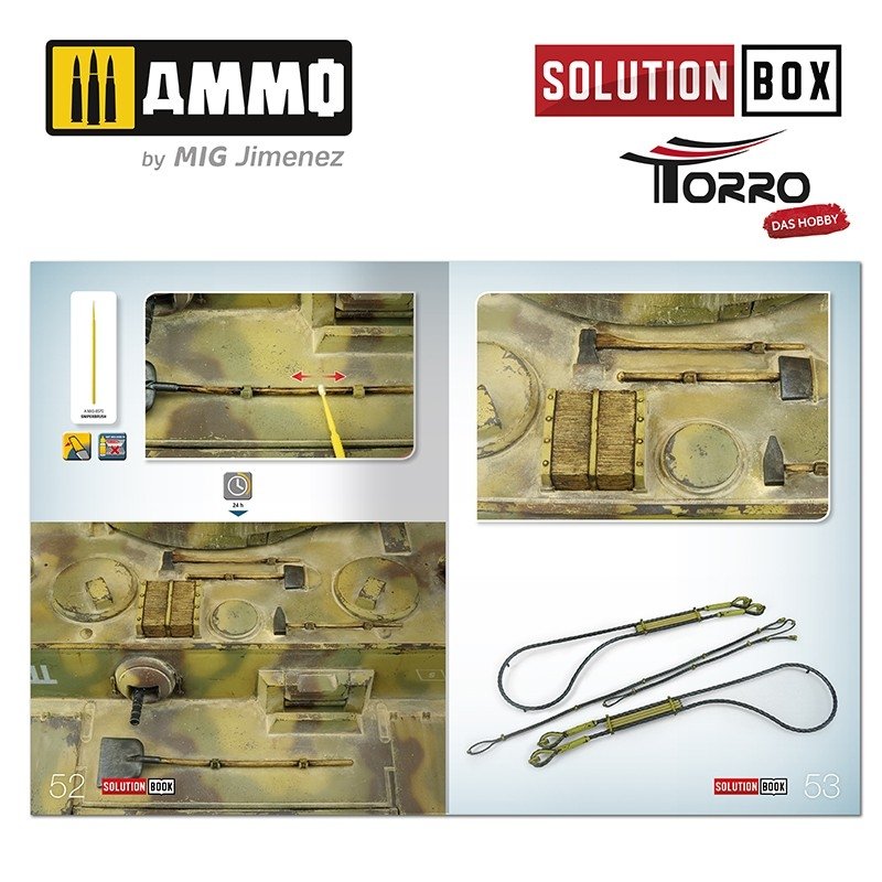 AMMO de Mig Jimenez 2414300001 Comment peindre des chars allemands de la Seconde Guerre mondiale - Livre de solutions – image 8