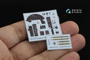 Intérieur imprimé en 3D et coloré sur papier décalcomanie pour F4U-1 Corsair (Hobby Boss) Quinta Studio QD48126 (Cage à oiseaux) 1/48 – image 2