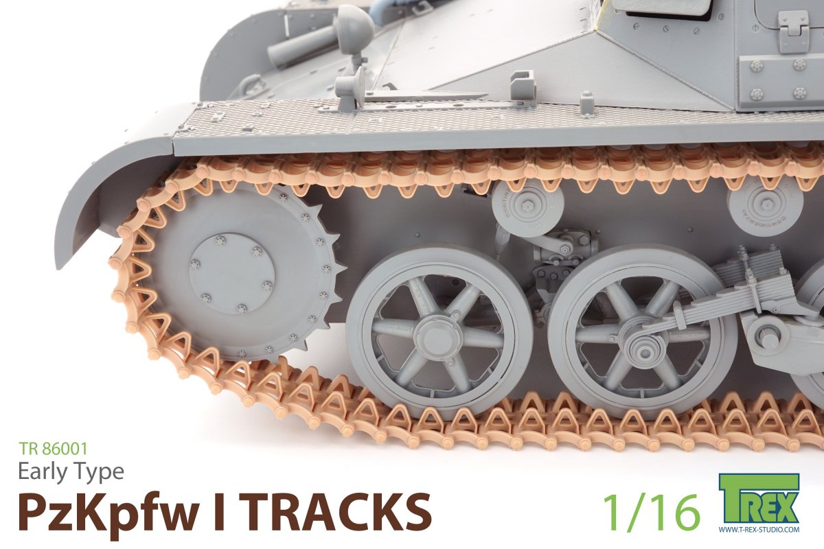 T-Rex Studio TR86001 PzKpfw I Tracks Early Type for Ausf.A only 1/16 – imagen 2