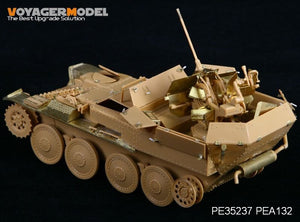 Voyager modèle PEA132 WWII allemand Sd.Kfz.140 Flakpanzer 38(t) &amp;quot;Gepard&amp;quot; Fenders (pour TRISTAR 35035) 1/35