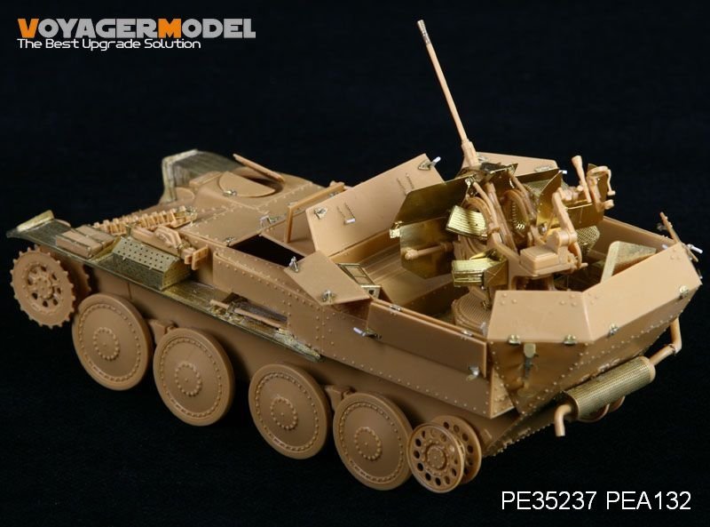 Voyager modèle PEA132 WWII allemand Sd.Kfz.140 Flakpanzer 38(t) &amp;quot;Gepard&amp;quot; Fenders (pour TRISTAR 35035) 1/35