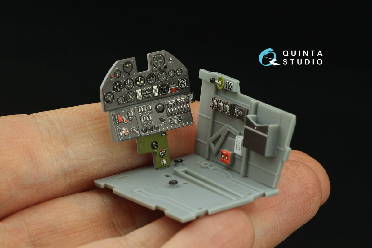 Quinta Studio QD32214 P-40M WarHawk 3D-Printed coloured Interior on decal paper (Trumpeter) 1/32 – Bild 8