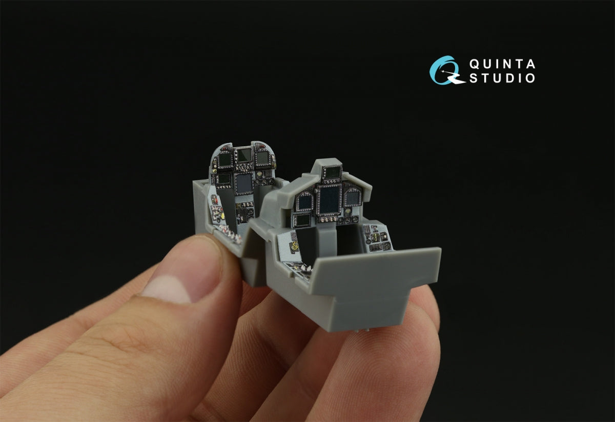 Quinta Studio QDS-48373 F/A-18F late / EA-18G 3D-Printed &amp;amp; coloured Interior on decal paper (Hobby Boss) (small version) 1/48 – imagen 6
