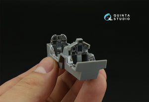 Quinta Studio QDS-48373 F/A-18F late / EA-18G 3D-Printed &amp;amp; coloured Interior on decal paper (Hobby Boss) (small version) 1/48 – imagen 6