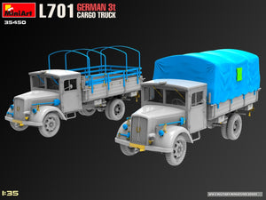 Miniart 35450 L701 GERMAN 3T CARGO TRUCK 1/35 – imagen 8