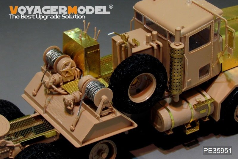 Voyager Model PE35951 Modern US Army M911 C-HET &amp;amp;M747 Heavy Equipment Semi-Trailer For MENG SS-013 1/35 – immagine 19