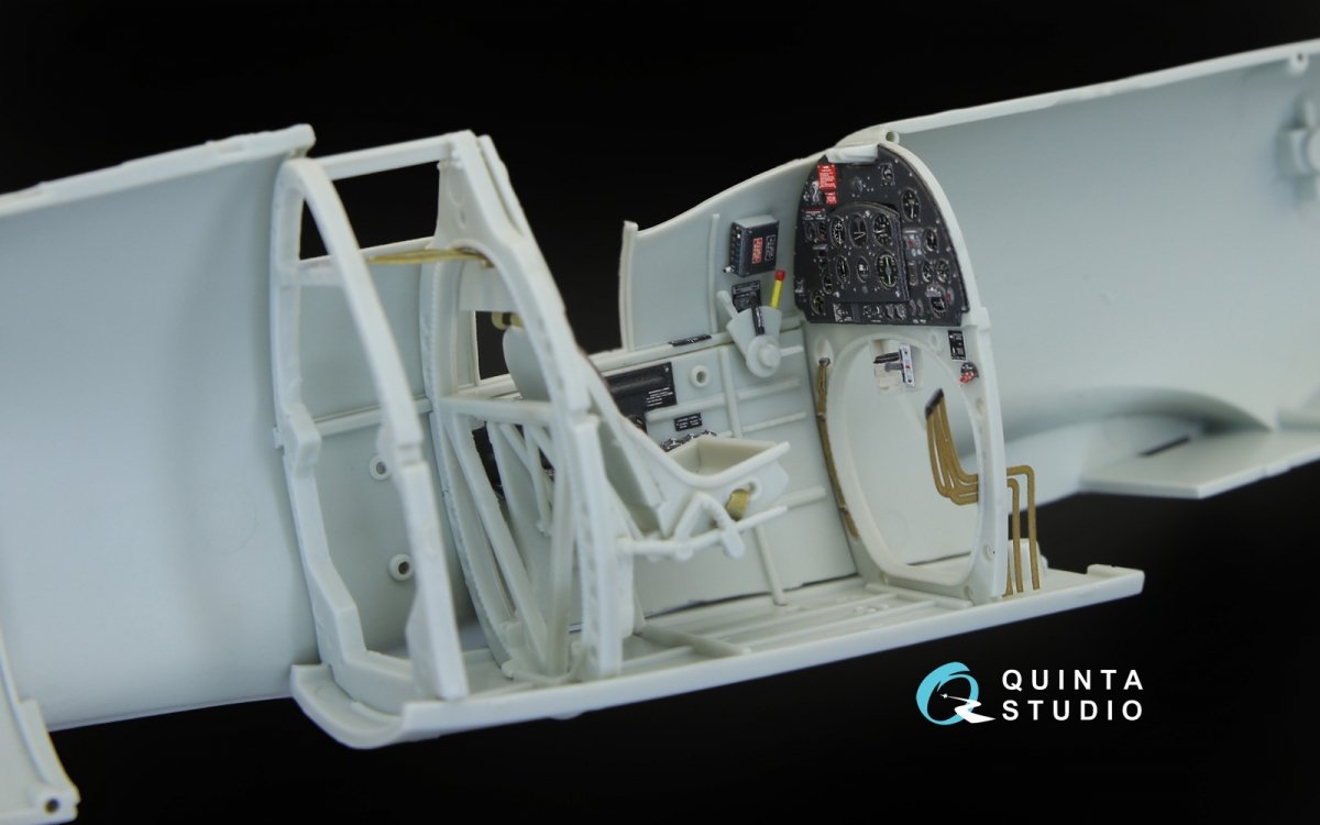Quinta Studio QD32044 Spitfire Mk. IX 3D-Printed &amp;amp; coloured Interior on decal paper (for Revell kit) 1/32 – immagine 10