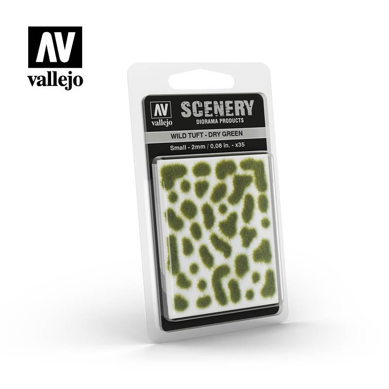 Vallejo Scenery SC401 Wild Tuft – Dry Green