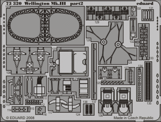 Eduard 73320 Wellington Mk. III S. A. 1/72 TRUMPETER – imagen 3