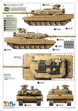 Char de combat principal Tiger Model 4628 LEOPARD II REVOLUTION II 1/35 – image 3
