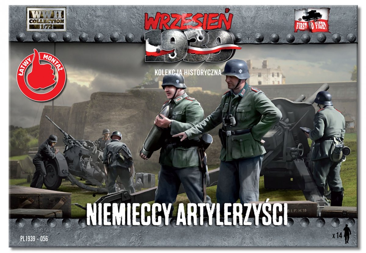 First to Fight PL056 Artylerzyści niemieccy 1/72 – Bild 2