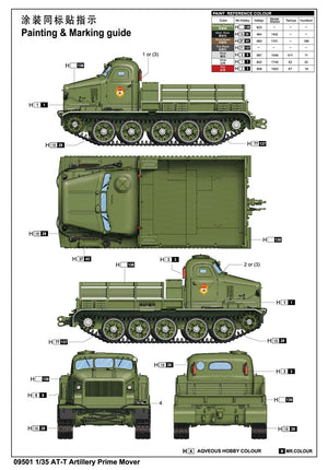 Moteur principal d&amp;#39;artillerie AT-T Trumpeter 09501, échelle 1/35 – image 3