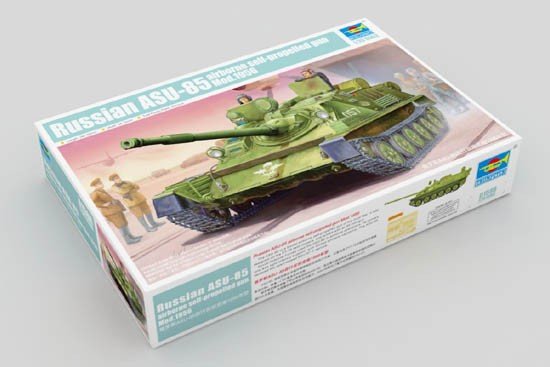 Trumpeter 01588 Russian ASU-85 airborne self-propelled gun Mod.1956 1/35 – zdjęcie 2