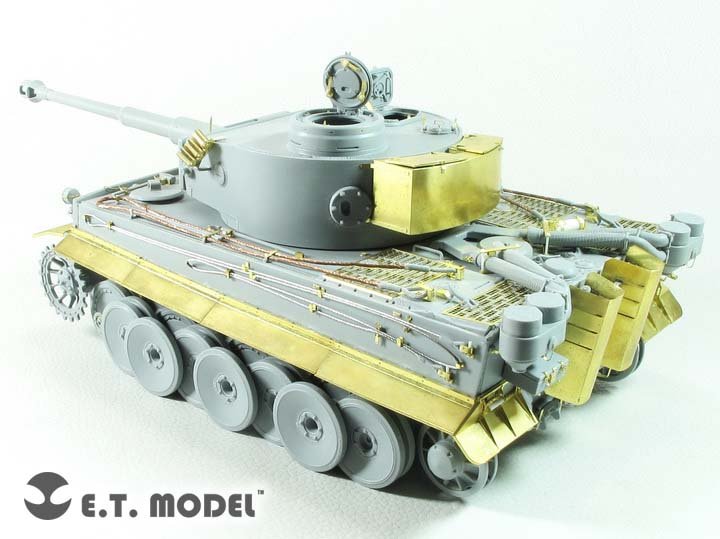 E.T. Model E35-249 WWII German TIGER I “Tunisian Initial” Basic (For DRAGON Smart Kit) 1/35 – imagen 3