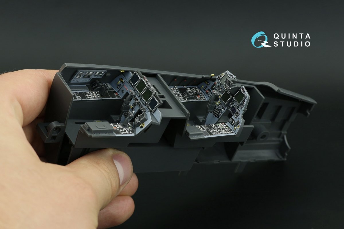 Quinta Studio QD32119 F-15E 3D-Printed &amp;amp; coloured Interior on decal paper ( Tamiya ) 1/32 – imagen 5