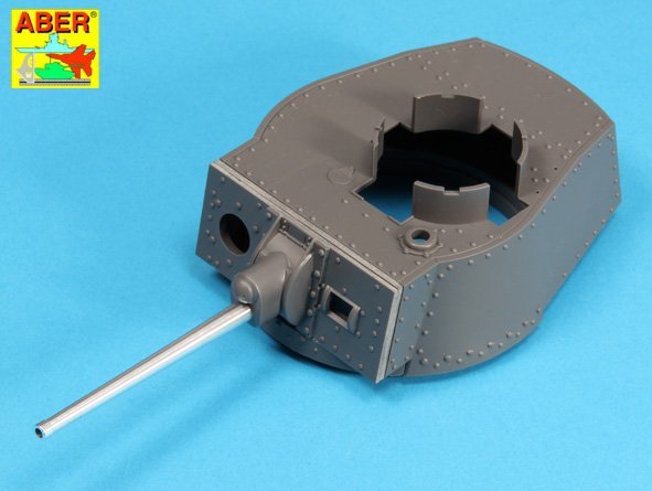Aber 16L-07 Lufa do niemieckiej armaty czołgowej KwK A 7 do Pz.Kpfw. 38(t) / German 3,7 cm KwK A 7 L/42 tank gun barrel for Pz.Kpfw. 38(t) 1/16 – imagen 4