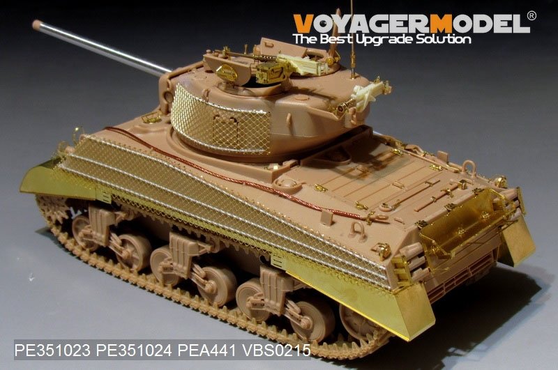 Maquette Voyager PE351023 WWII US M4A3 (76) en version de base avec réservoir central pour MENG TS-043 1/35 – image 19