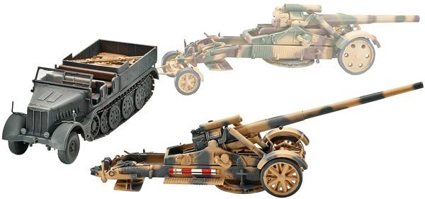 Revell 03188 21cm Morser 18 or 17cm Kanone 18 Sd.Kfz.9 FAMO 1/72 – imagen 2