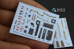 Quinta Studio QD32075 He 162 3D-Printed &amp;amp; coloured Interior on decal paper (for Revell kit) 1/32 – zdjęcie 2