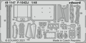 Eduard FE1147 F-104DJ for KINETIC 1/48 – imagen 2