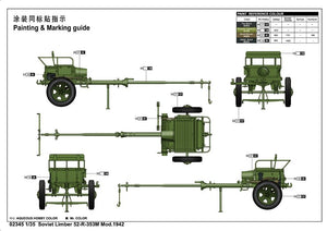 Trumpeter 02345 Soviet Limber 52-R-353M Mod.1942 – immagine 3