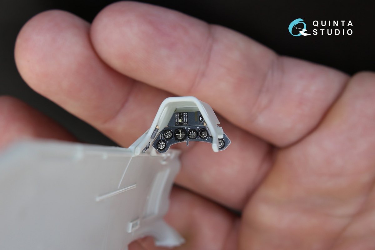 Quinta Studio QD32120 Fw 190 A-8/A-9 3D-Printed &amp;amp; coloured Interior on decal paper ( Revell ) 1/32 – imagen 6