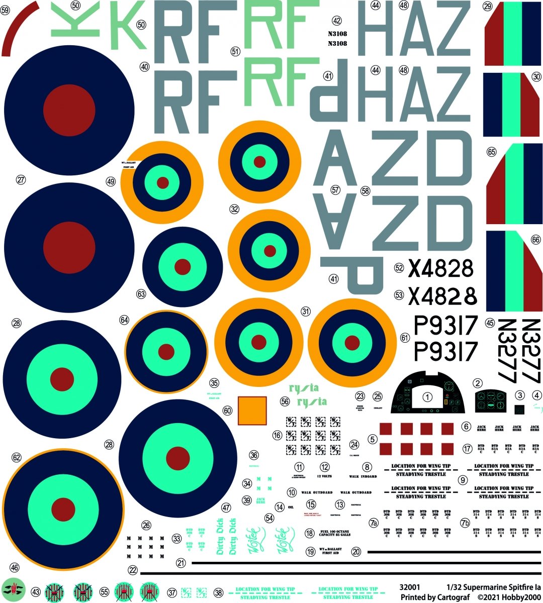 Hobby 2000 32001 Supermarine Spitfire IA 1/32 – zdjęcie 6