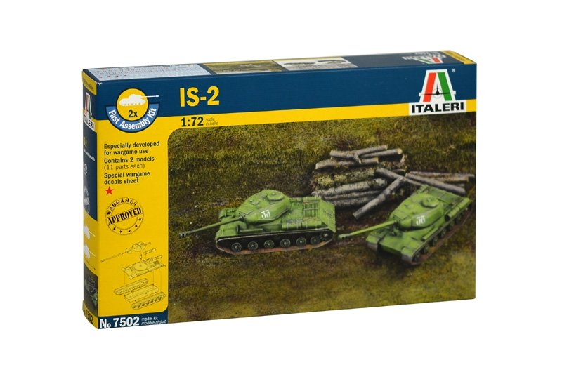 Italeri 7502 IS-2 Stalin - FAST ASSEMBLY 1/72
