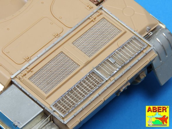 Aber 35G28 Grilles for Russian tank T-55 also Tiran 5 1/35 – Bild 3