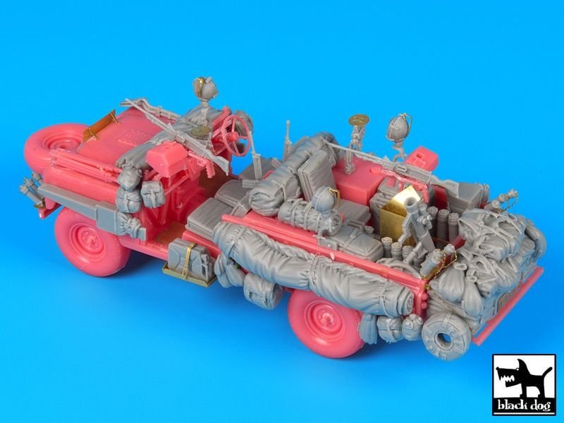Black Dog T35117 Land Rover Pink Panther accessories set 1/35 – zdjęcie 2