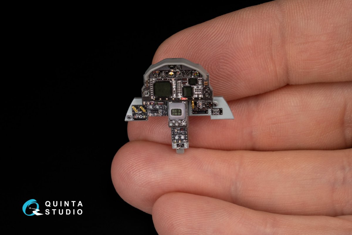 Quinta Studio QD+48342 F-4G late 3D-Printed &amp;amp; coloured Interior on decal paper (Meng) (with 3D-printed resin parts) 1/48 – imagen 17