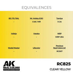 AK Interactive RC825 Clear Yellow 17 ml – immagine 3