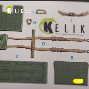 KELIK K32024 Mirage 2000C - interior 3D decals for Kitty Hawk/Zimi models kit 1/32 – zdjęcie 4