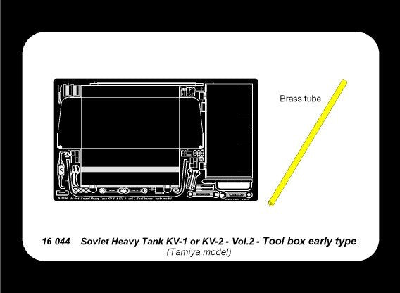 Aber 16044 Russian Heavy Tank KV-1 or KV-2 vol 2 - Tool boxes early 1/16 – immagine 8