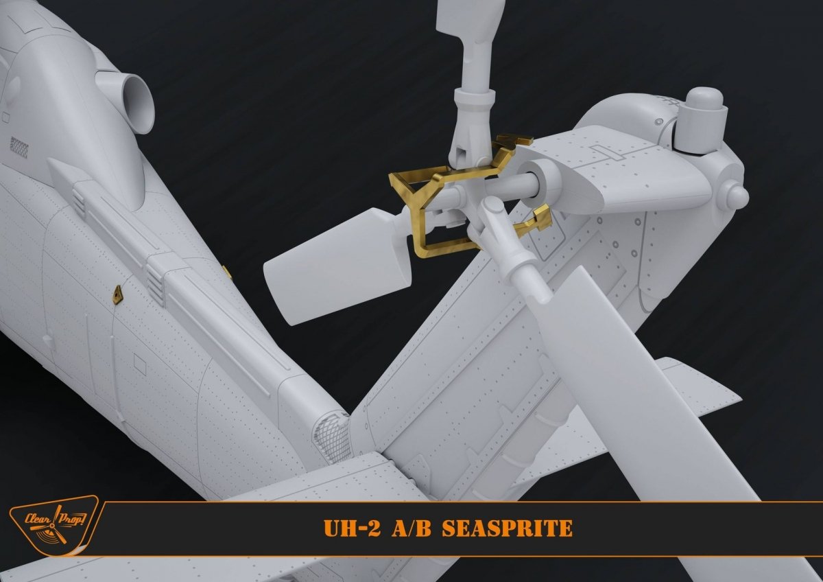 Clear Prop! CP72002 UH-2 A/B Seasprite ADVANCED KIT 1/72 – image 14