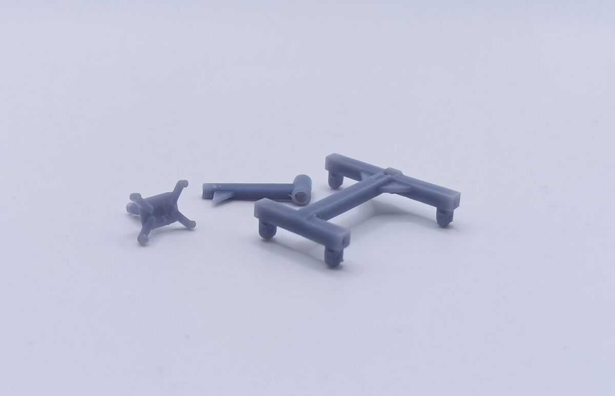 Yamamoto Model Parts YMPGAR6 Stojak na silnik 1/24 – immagine 2
