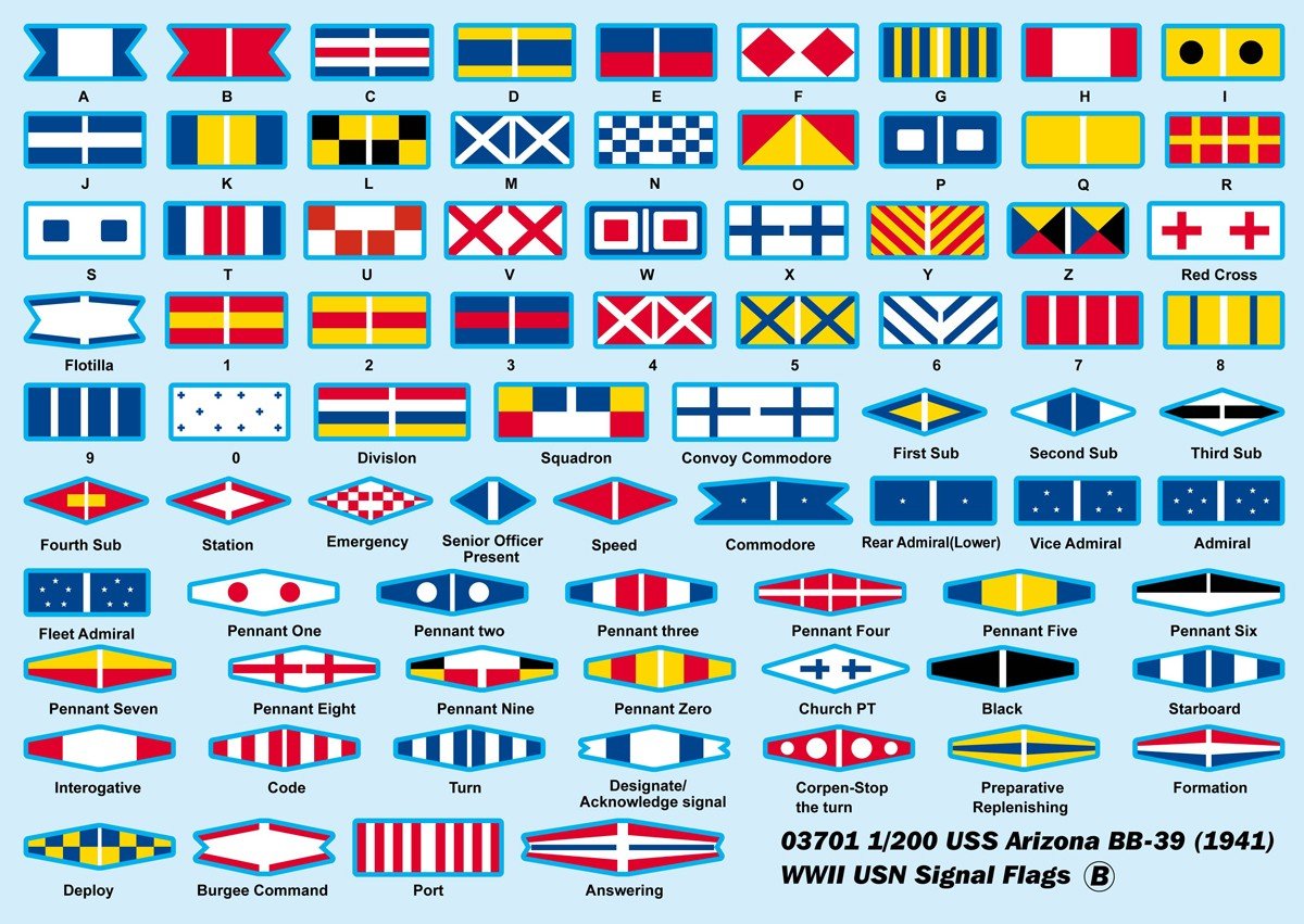 Trumpeter 03701 USS Arizona BB-39 1/200 – imagen 46