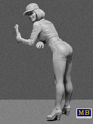 Master Box 24016 Pin-up series. &amp;quot;A short stop&amp;quot;. Kit No. 2 1/24 – image 4