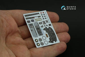 Quinta Studio QD32159 Yak-9 T/K 3D-Printed &amp;amp; coloured Interior on decal paper (ICM) 1/32 – imagen 10
