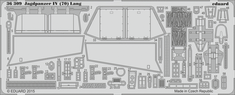 Eduard 36309 Jagdpanzer IV (70) Lang 1/35 Tamiya