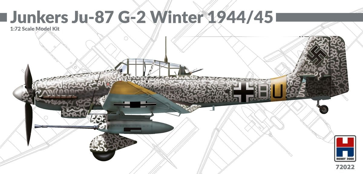 Hobby 2000 72022 Junkers Ju-87 G-2 Hiver 1944/1945 1/72