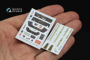 Quinta Studio QD35150 Fw 190A-8 interior 3D decals Border Model 1/35 – imagen 2
