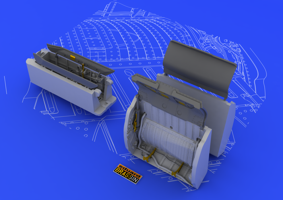 Eduard 648049 MiG-21 wheel wells 1/48 (EDUARD) – imagen 3