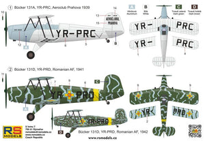 RS Models 94017 Bucker 131A/D Jungmann 1/72 – imagen 2
