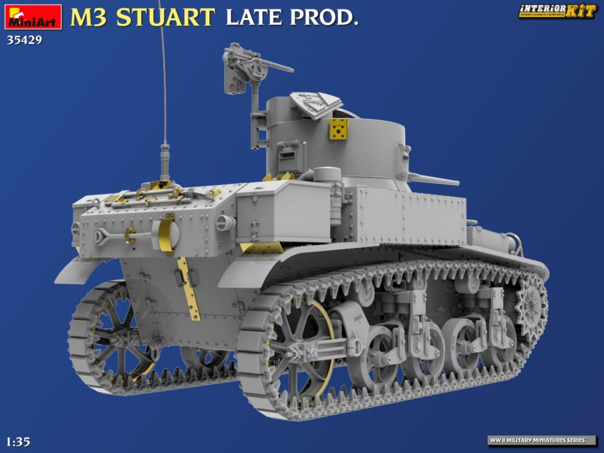 MiniArt 35429 M3 STUART LATE PROD. INTERIOR KIT 1/35 – immagine 4