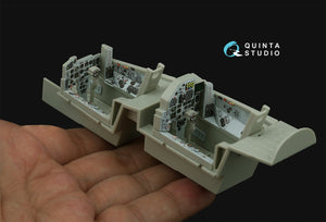 Intérieur imprimé en 3D et coloré du MiG-29UB (Trumpeter) de Quinta Studio QD32227, échelle 1/32 – image 12