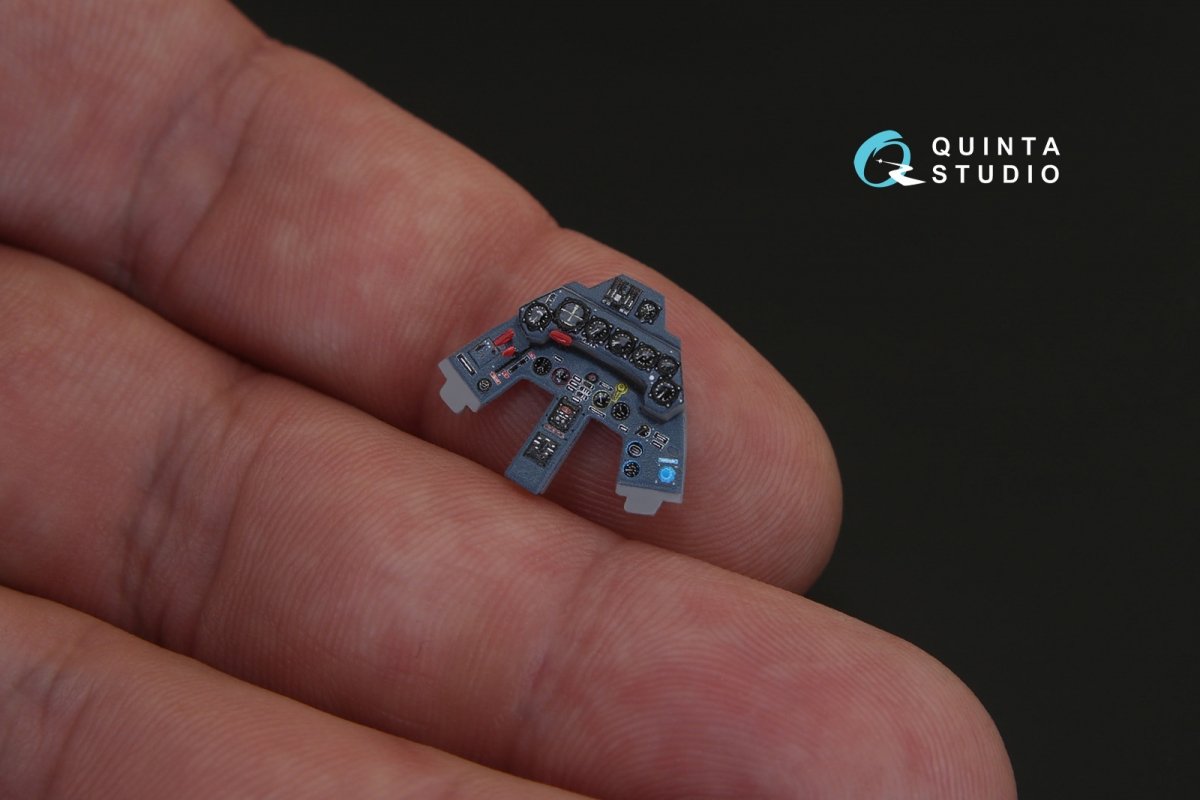 Quinta Studio QD48156 FW 190A-5 3D-Printed &amp;amp; coloured Interior on decal paper (for Hasegawa kit) 1/48 – imagen 6