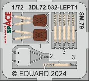 Eduard 3DL72032 SM.79 SPACE ITALERI 1/72 – imagen 2